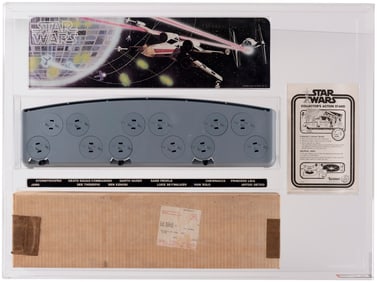 STAR WARS (1978) - ACTION DISPLAY STAND AFA UNCIRCULATED U75 EX+/NM.
