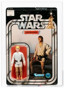 STAR WARS (1978) - LUKE SKYWALKER 12 BACK-A AFA 80 NM (TAIWAN/GLOSSY PANTS).