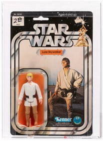 STAR WARS (1978) - LUKE SKYWALKER 12 BACK-B AFA 60 EX (TAIWAN/GLOSSY PANTS).