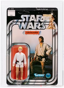 STAR WARS (1978) - LUKE SKYWALKER 12 BACK-C AFA 80 NM (BLONDE HAIR).