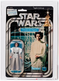 STAR WARS (1978) - PRINCESS LEIA ORGANA 12 BACK-C AFA 70 EX+ (MADE IN TAIWAN).