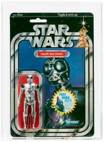 STAR WARS (1978) - DEATH STAR DROID 20 BACK-D (BOBA FETT OFFER) AFA 80 NM.