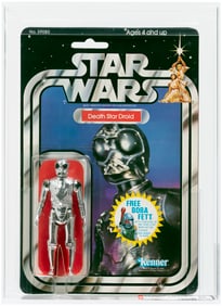 STAR WARS (1978) - DEATH STAR DROID 20 BACK-F (BOBA FETT OFFER) AFA 80 NM.