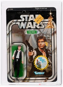 STAR WARS (1978) - HAN SOLO 20 BACK-G (BOBA FETT OFFER) AFA 75 EX+/NM (SMALL CIRCLE EXTENSION STICKE