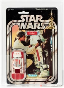 STAR WARS (1979) - R5-D4 21 BACK-A AFA 75+ EX+/NM (RED BAR).