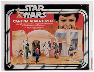 STAR WARS (1978) - CANTINA ADVENTURE SET AFA 80 NM (SEARS EXCLUSIVE).