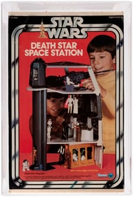 STAR WARS (1978) - DEATH STAR SPACE STATION PLAYSET AFA 70 EX+.