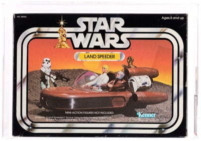 STAR WARS (1978) - LAND SPEEDER AFA 75 EX+/NM.