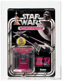 STAR WARS (1979) - DARTH VADER TIE FIGHTER 21 BACK DIE-CAST DCA 75 EX+/NM.