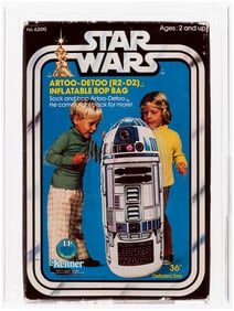 STAR WARS (1978) - ARTOO-DETOO (R2-D2) INFLATABLE BOP BAG AFA QUALIFIED 80 Q-NM.