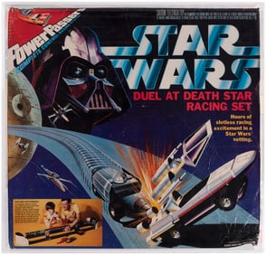 POWER PASSERS STAR WARS (1978) - DUEL AT DEATH STAR RACING SET CAS 70.