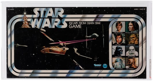 STAR WARS (1978) - ESCAPE FROM THE DEATH STAR BOARD GAME AFA 80+ NM.