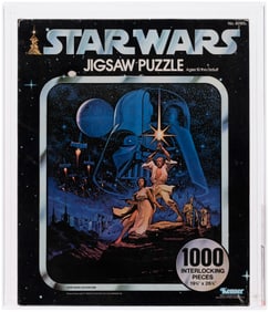 STAR WARS (1978) 1000 PIECE PUZZLE - STAR WARS ADVENTURE (HILDEBRANT BROTHERS) AFA 80+ NM (NONE HIGH