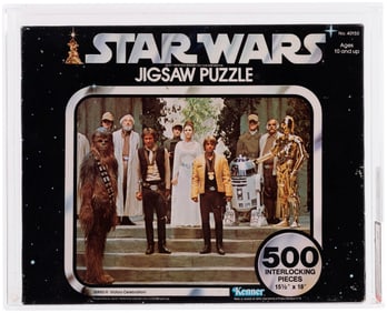 STAR WARS (1978) SERIES III JIGSAW PUZZLE - VICTORY CELEBRATION AFA 85 NM+ (SINGLE HIGHEST EXAMPLE).