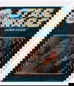 STAR WARS (1977) SERIES I JIGSAW PUZZLE - HAN AND CHEWBACCA AFA 85 NM+ (NONE HIGHER IN POP).