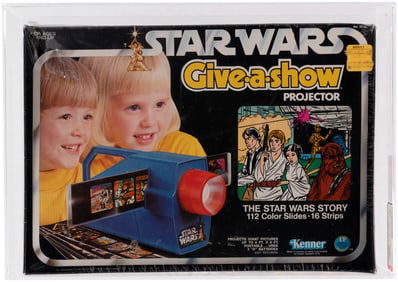 STAR WARS (1979) - GIVE-A-SHOW PROJECTOR AFA 75 EX+/NM.