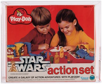 STAR WARS (1979) - PLAY-DOH ACTION SET AFA 75 EX+/NM.