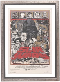 MONDO STAR WARS (2010) TYLER STOUT FRAMED LIMITED EDITION SCREENPRINT (398/850).