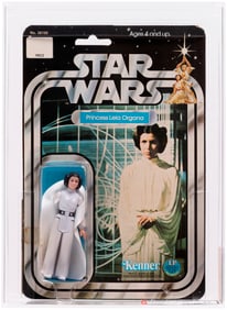STAR WARS (1978) - PRINCESS LEIA ORGANA 32 BACK STICKER (12 BACK-C CARD) AFA 70 EX+.