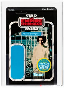 STAR WARS: THE EMPIRE STRIKES BACK (1981) - PRINCESS LEIA ORGANA 45 BACK PROOF CARD AFA 90 NM+/MINT.