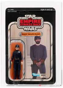 STAR WARS: THE EMPIRE STRIKES BACK (1980) - BESPIN SECURITY GUARD (WHITE, HANDLEBAR MUSTACHE VARIETY