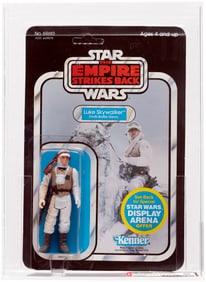 STAR WARS: THE EMPIRE STRIKES BACK (1981) - LUKE SKYWALKER (HOTH BATTLE GEAR) 45 BACK AFA 80 NM.