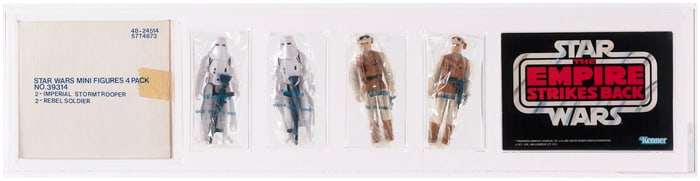 STAR WARS: THE EMPIRE STRIKES BACK (1980) - DEPARTMENT STORE 4-PACK MAILER AFA 85 NM+ (SINGLE HIGHES