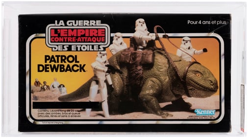 STAR WARS: THE EMPIRE STRIKES BACK (1980) - PATROL DEWBACK AFA 80 NM (KENNER CANADA).