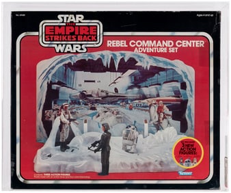 STAR WARS: THE EMPIRE STRIKES BACK (1981) - REBEL COMMAND CENTER ADVENTURE SET PLAYSET AFA 80 NM.