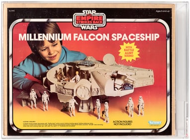 STAR WARS: THE EMPIRE STRIKES BACK (1980) - MILLENNIUM FALCON SPACESHIP AFA 80 NM.