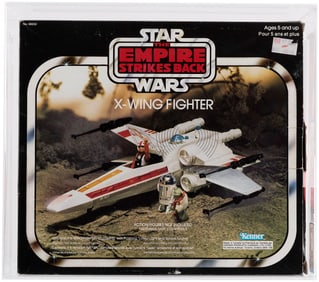 STAR WARS: THE EMPIRE STRIKES BACK (1980) - X-WING FIGHTER AFA QUALIFIED 75 Q-EX+/NM (KENNER CANADA,
