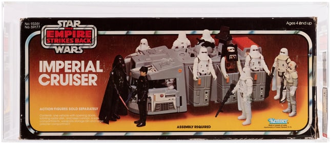 STAR WARS: THE EMPIRE STRIKES BACK (1981) - IMPERIAL CRUISER AFA 75 EX+/NM.