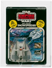 STAR WARS: THE EMPIRE STRIKES BACK (1980) - REBEL ARMORED SNOWSPEEDER 11 BACK-B DIE-CAST DCA 75 EX+/