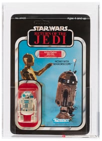 STAR WARS: RETURN OF THE JEDI (1983) - ARTOO-DETOO (R2-D2) W/SENSORSCOPE 65 BACK-A AFA 85 Y-NM+.
