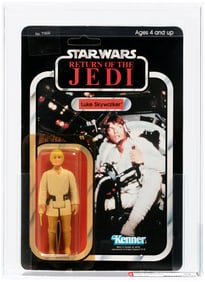 STAR WARS: RETURN OF THE JEDI (1984) - LUKE SKYWALKER (GUNNER PHOTO) 77 BACK-A AFA 85 Y-NM+.
