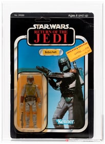STAR WARS: RETURN OF THE JEDI (1984) - BOBA FETT 77 BACK-A AFA 70 Y-EX+ (SCARCE VARIETY).