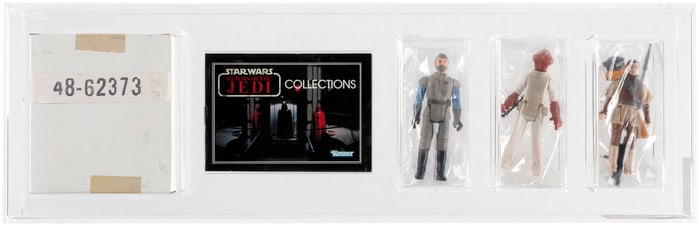 STAR WARS: RETURN OF THE JEDI (1983) - MONTGOMERY WARD CATALOG 3-PACK AFA 85 NM+.