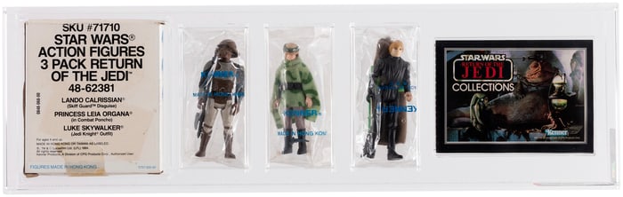 STAR WARS: RETURN OF THE JEDI (1984) - MONTGOMERY WARD CATALOG "STAR WARS ACTION FIGURES 3-PACK RETU