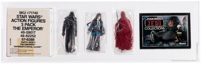 STAR WARS: RETURN OF THE JEDI (1984) - DEPTARTMENT STORE CATALOG "THE EMPEROR" 3-PACK MAILER AFA UNC