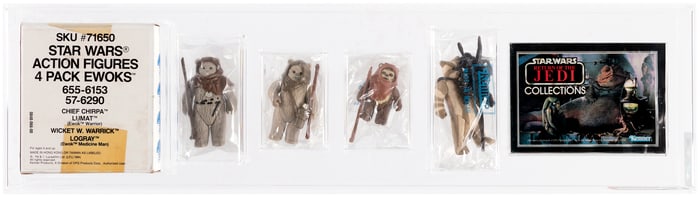 STAR WARS: RETURN OF THE JEDI (1984) - DEPARTMENT STORE CATALOG "EWOKS" 4-PACK MAILER AFA UNCIRCULAT
