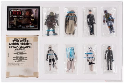 STAR WARS: RETURN OF THE JEDI (1983) - DEPARTMENT STORE "STAR WARS ACTION FIGURES 8 PACK VILLAINS" M