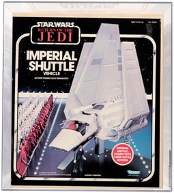STAR WARS: RETURN OF THE JEDI (1984) - IMPERIAL SHUTTLE VEHICLE AFA 75+ EX+/NM.