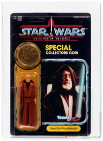 STAR WARS: THE POWER OF THE FORCE (1985) - BEN (OBI-WAN) KENOBI 92 BACK AFA 85 Y-NM+.