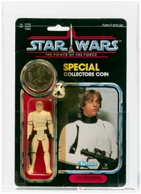 STAR WARS: THE POWER OF THE FORCE (1985) - LUKE SKYWALKER (IMPERIAL STORMTROOPER OUTFIT) 92 BACK CAS