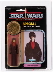 STAR WARS: THE POWER OF THE FORCE (1985) - IMPERIAL DIGNITARY 92 BACK AFA 85 Y-NM+.