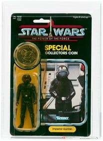 STAR WARS: THE POWER OF THE FORCE (1985) - IMPERIAL GUNNER 92 BACK AFA 80 Y-NM.