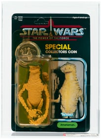 STAR WARS: THE POWER OF THE FORCE (1985) - AMANAMAN 92 BACK AFA 80 Y-NM.