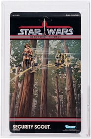 STAR WARS: THE POWER OF THE FORCE (1985) - SECURITY SCOUT BODY RIG PROOF AFA 80 NM (ONLY AFA-GRADED