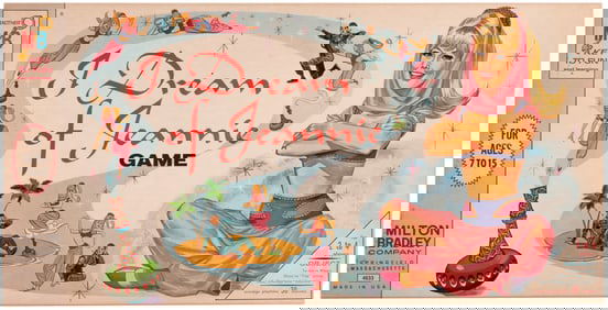 I DREAM OF JEANNIE 1965 MILTON BRADLEY GAME IN UNUSED CONDITION.