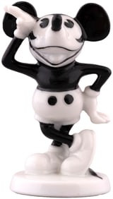 MICKEY MOUSE HANDS ON HIP & BY FACE 1932 PORCELAIN ROSENTHAL FIGURINE.